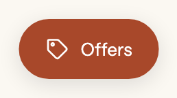 A solid terracotta Offers button